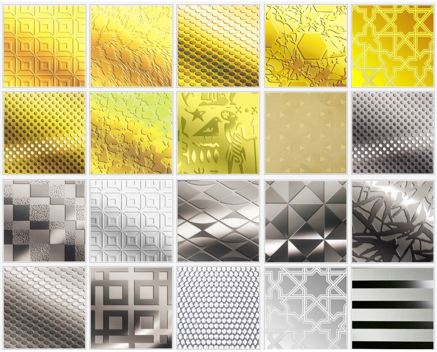 Decorative Stainless Steel Sheet Types