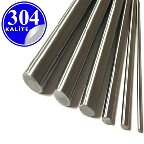 PASLANMAZ 304 YUVARLAK MİL 