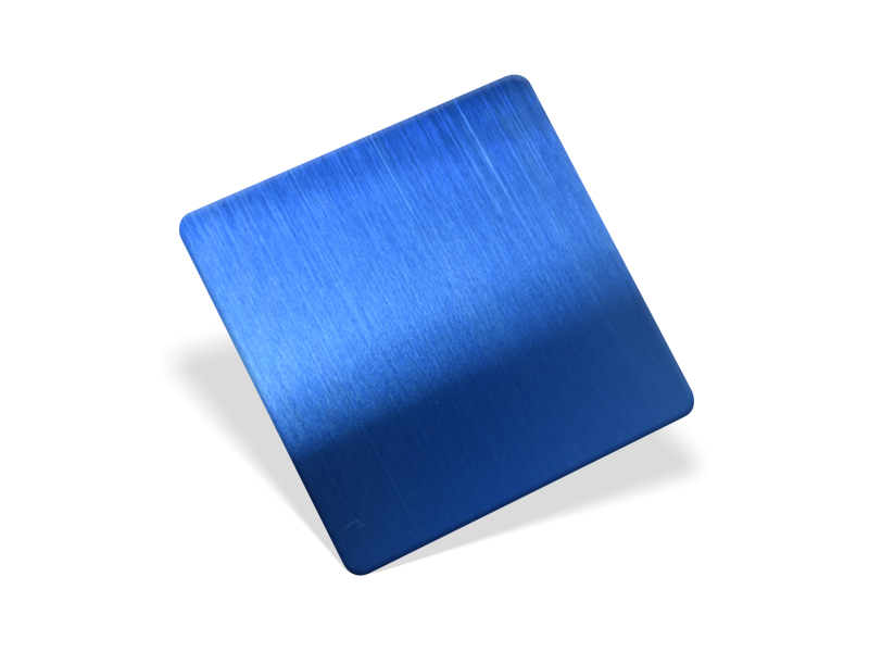stainless steel blue color sheet brushed